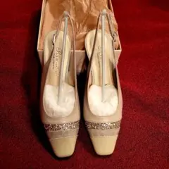 【新品】リズラフィーネ　ベージュパンプス　22.0cm