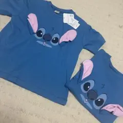 フタフタ スティッチ なりきりTシャツ 双子 お揃い