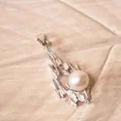 パール シルバー ペンダントトップ