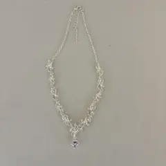 ウェディング　ネックレス(+ピアス)