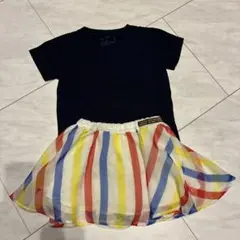 ジャンクストア＆無印　半袖Tシャツ　スカート　上下　９０cm