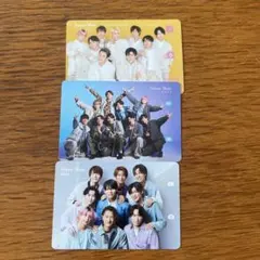 SnowMan バースデーカード　3枚セット