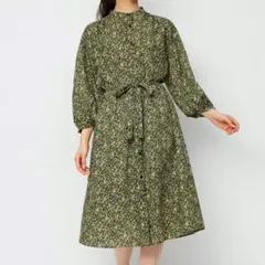 プリントワンピース