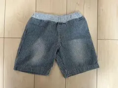 子供服　120 男の子　デニム　キッズ ハーフパンツ　夏