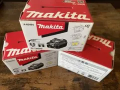 新品　送料無料　マキタ 18V 6.0Ah 純正 バッテリー (3個セット)のサムネイル