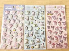 サンリオ☆ぷくっとシール3種