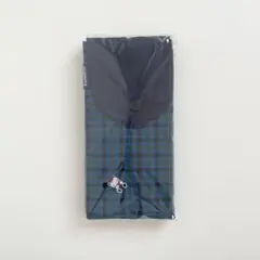 11 【早い者勝ち】 familiar エコバッグ　M　青系チェックのサムネイル