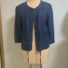 ブージュルード　デニム調ショートジャケット