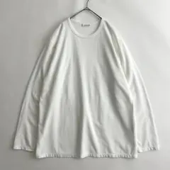 SUNSEA / ロングスリーブ カットソー 白 Tシャツ プルオーバー M 