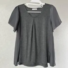 a.v.v standard 半袖カットソー グレー Aライン トップスのサムネイル