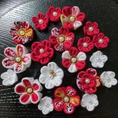 つまみ細工お花パーツ
