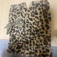 文化祭豹柄レッグウォーマー、カチューシャ