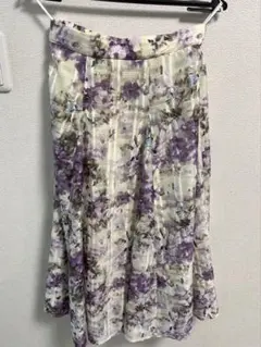 ITS’DEMO フレアスカート 花柄