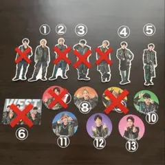 WEST. ファミクラストア ジャニショ ステッカー