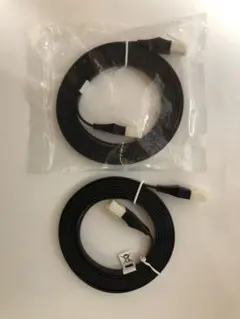 LANケーブル（2メートル、フラットタイプ）2本