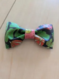 沖縄　ミムリ　花柄リボン　バレッタ　南国