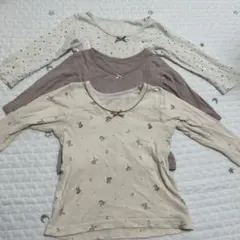 長袖肌着　3枚セット