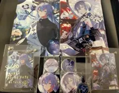星導ショウ 小柳ロウ 誕生日グッズ 2023 セット売り にじさんじ 誕生日グッズ タペストリー 星導ショウ 小柳ロウ 全力
