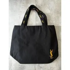 付録　ysl イヴサンローラン ロゴ刺繍 トートバッグ