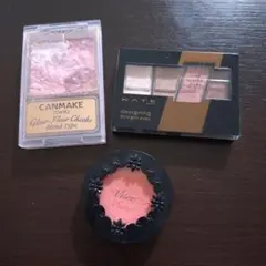 KATE　CANMAKE　ヴィセ　アイシャドウ&チーク　3点セット