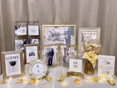 秋婚　フォトサイン付き　ウェルカムスペース　結婚式　装飾　まとめ売り　セット