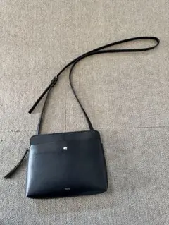 theory セオリー ショルダーバッグ ブラック 黒 ミニバッグ マチ無し