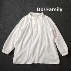 Do! Family　ドゥファミリー　丸衿　コットンブラウス　日本製　ナチュラルのサムネイル