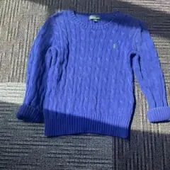 Polo by Ralph Lauren 青色セーター S