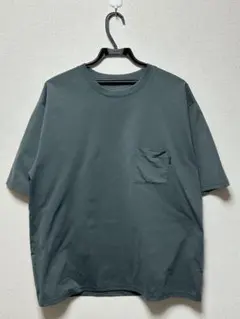 ノースフェイス　メンズ　Tシャツ　グレーグリーン　サイズL