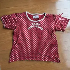BABY PINK HOUSE 水玉　Tシャツ 130のサムネイル