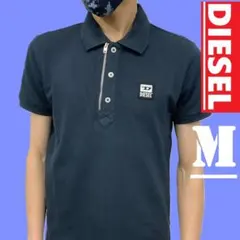 DIESEL ブラック ジッパーポロシャツ T-Vor-Od - メルカリ