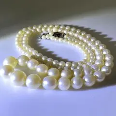 MIKIMOTO刻印　ミキモト本真珠ネックレス　11g 東Y8-0123☆2F