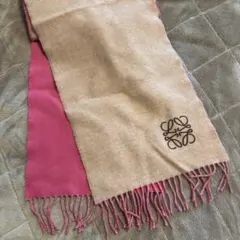 ロエベ LOEWE マフラー ストール バイカラー リバーシブル