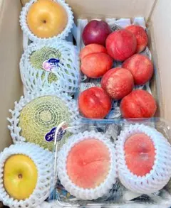 食べ比べセット メロン ネクタリンピーチ 白桃 梨 ご家庭用 甘くて美味しいのサムネイル