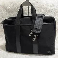 porter ポーター　ブリーフケース　ビジネスバッグ　2way ブラック　A4のサムネイル