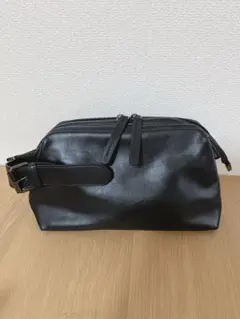 メンズクラッチバッグ セカンドバック ポーチ ブラック