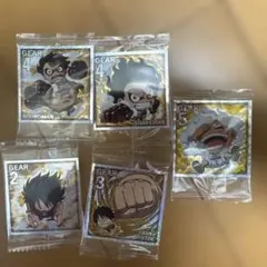 ワンピース ルフィ シール 5枚セット