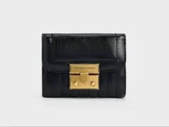 2026年最新】Charles & Keith カラー：ブラック系 三つ折り財布の人気
