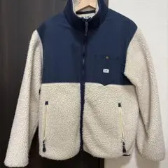 Lee SPORTS WEAR ボアジャケット ネイビー×アイボリー