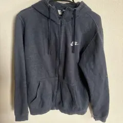 Nike ダークグレー フルジップパーカー M