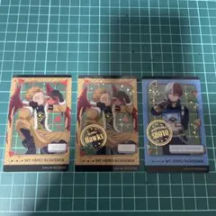 僕のヒーローアカデミア ヒロアカ ナムコ イラストシート 箔押し2枚　通常1枚