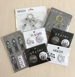 嵐を旅する展覧会　アクリルキーチェーン　缶バッジ　嵐　ARASHI 嵐グッズ