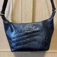 【最終お値下げ中】Dakota 黒 レザー ショルダーバッグ