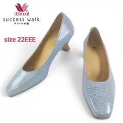 【Wacoal success walk】未使用 パンプス リザード 型押しのサムネイル