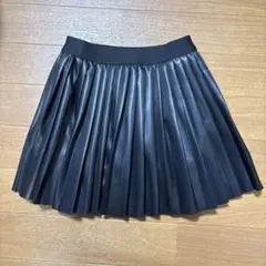プリーツキュロット ブラック 110cm