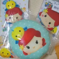 最終価格★アリエル 3点セット☆ツムツム クリーナー クリップ☆ディズニー★