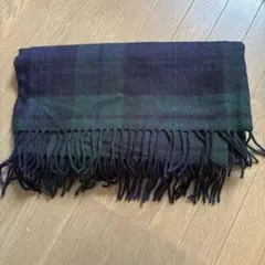 チェック柄　 マフラー　大判