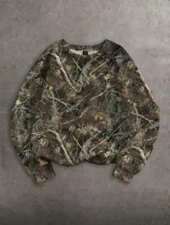 スウェット リアルツリー柄