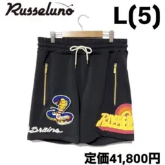 新品 ラッセルノ ゴルフ コブラワッペン ショートパンツ (5/Lサイズ) Ⓗ 新品 ラッセルノ ゴルフ コブラワッペン ショートパンツ (5/Lサイズ