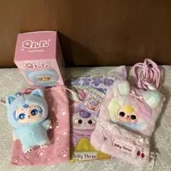 Qruruぬいぐるみキーホルダー　Cureplaneta Baby Three